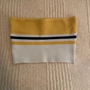 Striped bandeau, size M